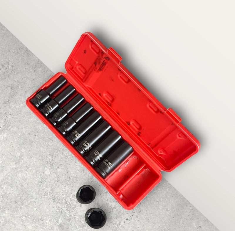 1/2" Drive Socket Set | Wall Impact Socket Set nz-Justrightdeals