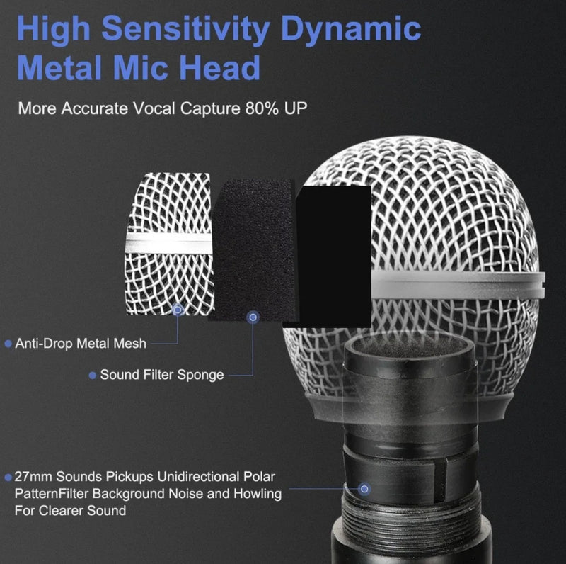 wireless microphone | microphone wireless karaoke-justrightdeals